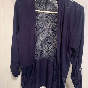Navy Blue Cardigan